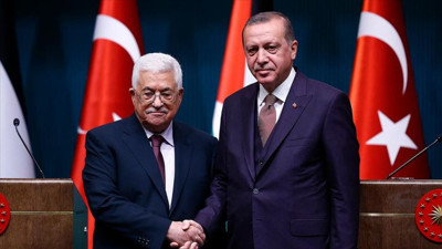 Son dakika... Erdoğan Mahmud Abbas ile görüştü