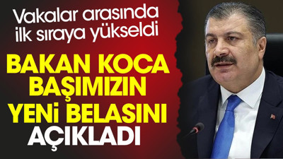 Bakan Koca başımızın yeni belasını açıkladı. Vakalar arasında ilk sıraya yükseldi