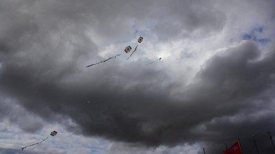 Üniversitede uçurtma şenliği