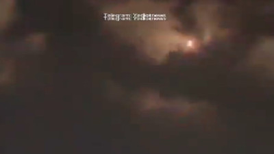 Hamas'ın İsrail'in Tel-Aviv bölgesine roket atışı yaptığına dair görüntüler paylaşılıyor