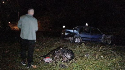 Motor kopartan kazada şaşkınlık yaratan detay