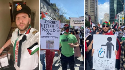 Filistin eylemine katılan kaptan pilotu işten attılar