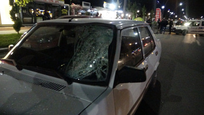 Otomobilin çarptığı yaya 30 metre savrulup hayatını kaybetti