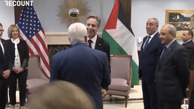 Mahmud Abbas'la Blinken'in şakalaşması gündem oldu