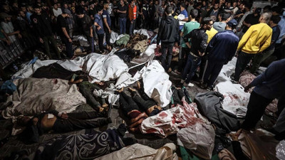 İsrail ordusu hastane saldırısının Hamas tarafından yapıldığını söyledi