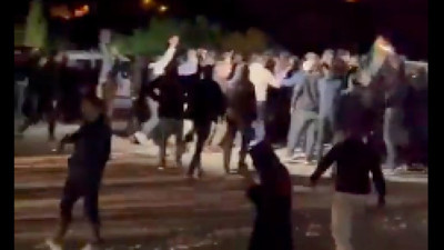 ABD askerlerinin konuşlandığı Kürecik Rada Üssü'nde toplanan vatandaşlar