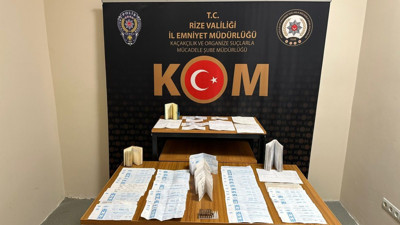 Rize’de tefecilik operasyonu: 3 gözaltı