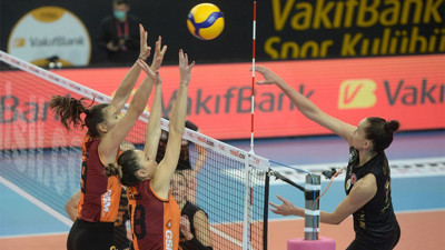 Vakıfbank Galatasaray'a set vermedi