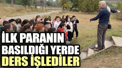 İlk paranın basıldığı yerde ders işlediler