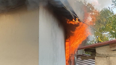 Müstakil evde yangın (23 Ekim 2023)