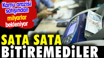 Sata sata bitiremediler. Kamu arazisi satışından milyarlar bekleniyor