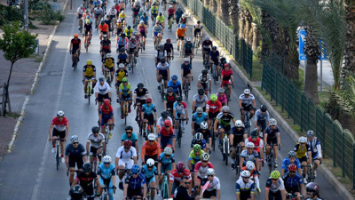 Toros Keçisi'nde Bin 853 metre pedal çevirdiler