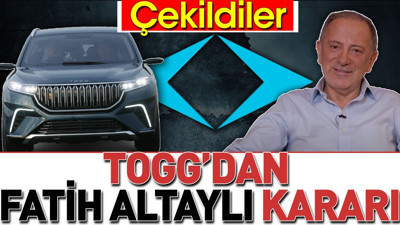 TOGG'dan Fatih Altaylı kararı: Çekildiler
