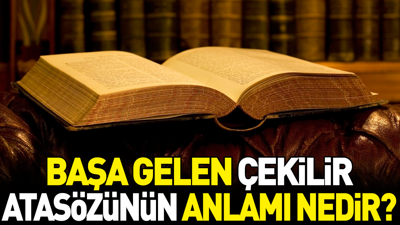 Başa gelen çekilir atasözünün anlamı nedir?