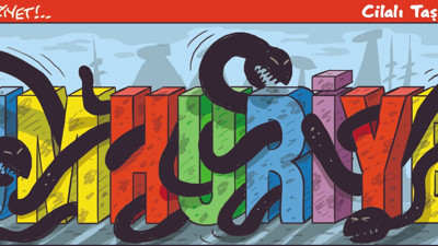 Yüreğinize taş gibi oturacak karikatür. Cumhuriyet düşmanları bu kadar güzel anlatılırdı