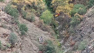 Menengiç toplamaya giden kız yamaçtan yuvarlanarak yaralandı