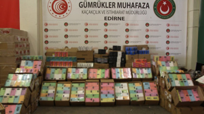 Gümrüklerde kaçak elektronik sigaralar ele geçirildi