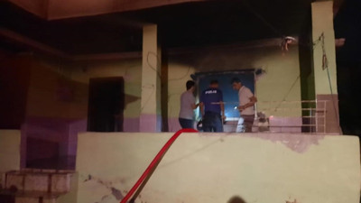 Hatay'da bir evde yangın çıktı (27 Ekim 2023)