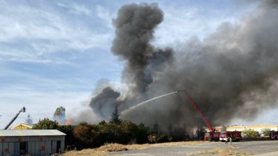 Kayseri’de fabrika yangını (28 Ekim 2023)