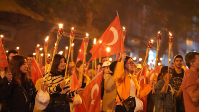 Şanlıurfa'da fener alayı yürüyüşü düzenlendi