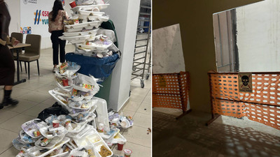 İnşaat halindeki KYK yurduna öğrencileri yerleştirdiler: Şans eseri yerleştiğimiz devlet yurdunda ölebiliriz