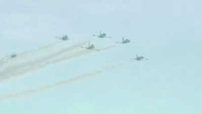 SOLOTÜRK ekibinden 100. yıl mesajı: "Devletimizin kurucusu Ulu Önder Mustafa Kemal Atatürk'e selam olsun."