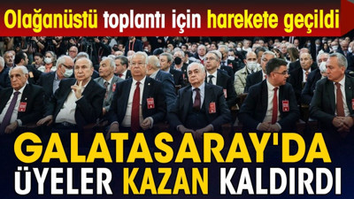 Galatasaray'da üyeler kazan kaldırdı. Acil toplantı istiyorlar