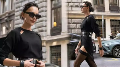 50 yaşındaki Hande Ataizi'nin sokak tarzı olay oldu