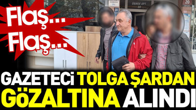 Gazeteci Tolga Şardan gözaltına alındı