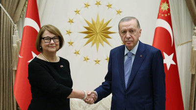 Cumhurbaşkanı Erdoğan, Finlandiya Büyükelçisi Hamalainen’i kabul etti