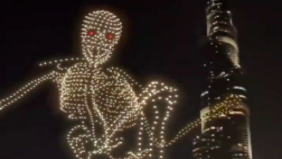 Gazze saldırı altındayken Dubai'deki görkemli Cadılar Bayramı etkinlikleri tepki topladı.