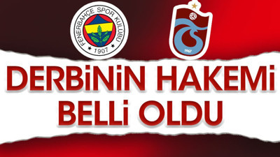 Fenerbahçe-Trabzonspor maçının hakemi belli oldu (02 Kasım 2023)