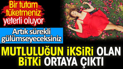 Bir tutam tüketmeniz yeterli oluyor Artık sürekli gülümseyeceksiniz Mutluluğun iksiri olan bitki ortaya çıktı