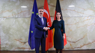 Dışişleri Bakanı Fidan Alman mevkidaşı Baerbock ile bir araya geldi