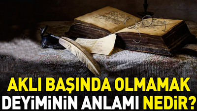 Aklı başında olmamak deyiminin anlamı nedir?