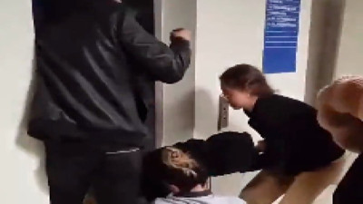 Yine KYK yurdu yine asansörde kalan öğrenciler