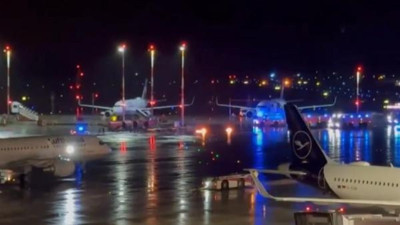 THY uçağı Hannover Havalimanı'na iniş yapmak zorunda kaldı