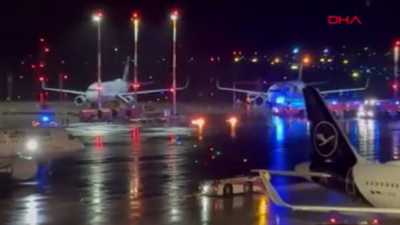 THY uçağı zorunlu iniş yaptı. Silahlı kişi ortalığı karıştırdı