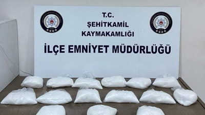 Gaziantep'te 14 kilo uyuşturucu ele geçirildi