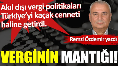 Verginin mantığı!