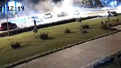 Kahramanmaraş'ta üç araç işte böyle birbirine girdi