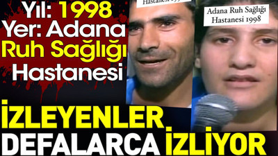 İzleyenler defalarca izliyor. Yer: Adana Ruh Sağlığı Hastanesi