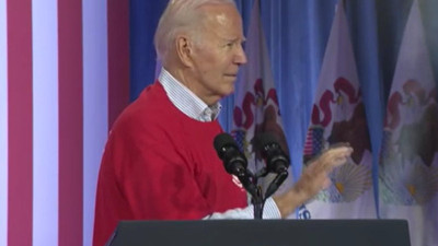 Biden’a ‘ateşkes’ protestosu: Apar topar salondan çıkarıldı