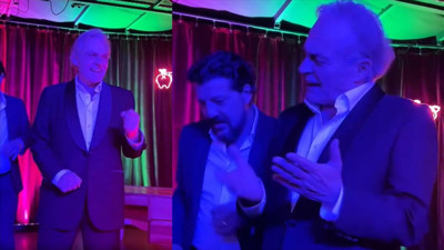 Haluk Bilginer’den dans şov. İzleyenlerin ağzı açık kaldı