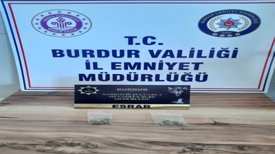 Burdur’da uyuşturucu operasyonunda 1 tutuklama
