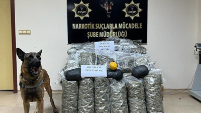 Osmaniye’de bir minibüste 69 kilo uyuşturucu madde ele geçirildi