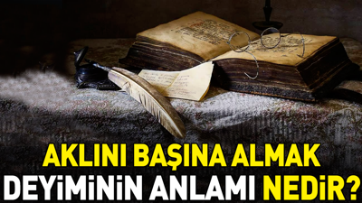 Aklını başına almak deyiminin anlamı nedir?