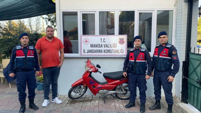 Manisa’da şüpheli motosiklet çalıntı çıktı