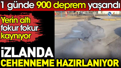 İzlanda cehenneme hazırlanıyor. Yerin altı fokur fokur kaynıyor