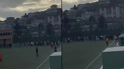 İstanbul'da lig maçında silahlı saldırı! Futbolcular yaralandı